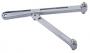 PERKO DECK PLATE KEY ADJUSTABLE CHROME PLATED ZINC STEEL PINS 8" MAX