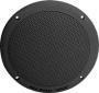 SPEAKERS 80 WTS FLUSH MT 6" BLACK ROUND WATERPROOF