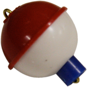 Eagle Claw Snap-On Round Floats, Red/White, Size 3/4 inch, Bulk