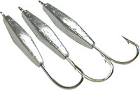 LURE JIG MACKEREL DIAMOND 3 PER PKG 1/2 OZ