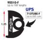 RUB RAIL UNIFLEX BLACK USE 713TUBE-F INSERT*UPS*