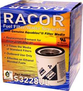 RACOR FUEL FILTER SPIN-ON CANNISTER