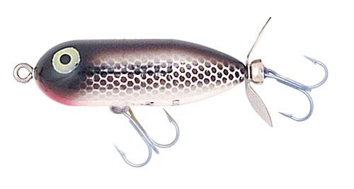 FISHING LURE BABY TORPEDO 2.5" 3/8 OZ BLACK SHINER