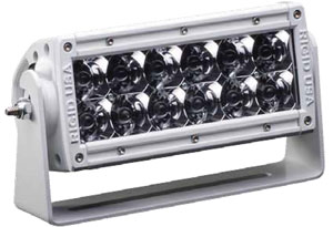 RIGID INDUSTRIES E-SERIES SPOT BAR LED WHITE TRIM 6" (12 LED, 85 WATT)