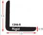 PVC RUB RAIL WHITE L-SHAPED TRIM 20' *TRUCK*