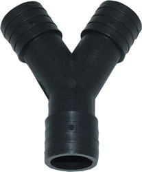 RULE "Y" ADAPTER FITTING 1-1/8" HOSE BARBS