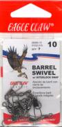 SWIVEL EAGLE CLAW SZ 10 INTERLOCK BLACK PAK/7