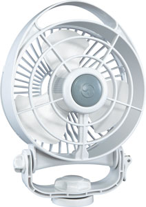 CAFRAMO BORA FAN 3 SPD 12V DC 6.5" WHITE