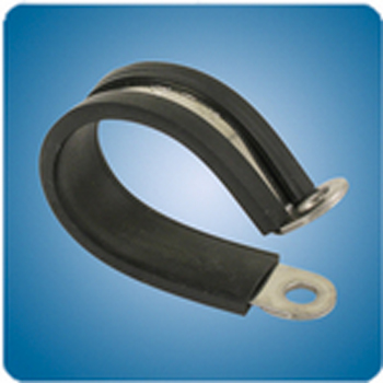 SCANDVIK CLAMP STAINLESS STEEL WITH RUBBER CUSHION 1-1/8" (BOX OF 10)