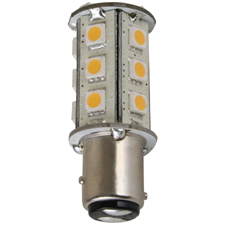 SCANDVIK BULB LED BAYONET 18 LED TOWER 190 LUMENS COOL WHITE 10-30VDC