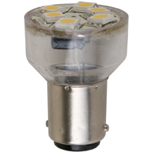 SCANDVIK BULB 6 LED BAYONET WAFER BA15D WARM WHITE 10-30V 1.44W