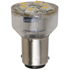 BULB LED 10-30V 1.44W BA15D WARM