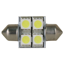 SCANDVIK LED BULB FESTOON 31MM 60 LUMEN COOL WHITE 10-30VDC .96 WATT