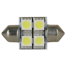 LED BULB FESTOON 31MM 10-30VDC CW 60 LUM