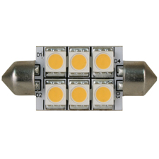 LED BULB FESTOON 42MM 10-30VDC WW 72 LUMEN