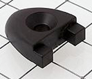 TRACK END STOP BLACK FOR 1"X 1/8" T TRACK