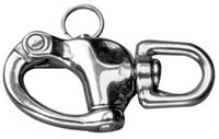SUNCOR SHACKLE SNAP WITH SWIVEL 316 STAINLESS STEEL 5"
