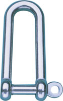 SUNCOR SHACKLE LONG D STYLE 316 STAINLESS STEEL CAPTIVE SCREW PIN 3/16"