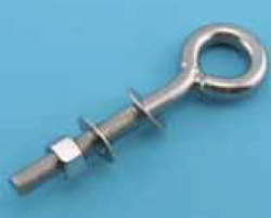 SUNCOR EYE BOLT WELDED EYE 304 STAINLESS STEEL 3/8" UNC X 4" LONG