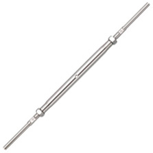 TURNBUCKLE STUD & STUD 3/16" WITH HAND SWAGE