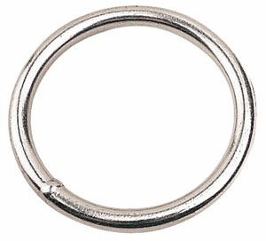 SEA DOG RING 304 STAINLESS STEEL WORKING LOAD 1550 LBS 3/8" X 2" ID