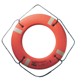 JIM-BUOY&REG; CAL JUNE RING BUOY HARD SHELL REFLECTIVE TAPE USCG/SOLAS 30"