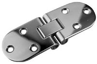 SEA DOG HINGE FLUSH  2 PIN STAMPED 304 STAINLESS STEEL 3.25" X 1-3/16" PAIR