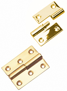 SEA DOG HINGE TAKE APART RIGHT BRASS 1-1/2" X 1-1/2" PAIR