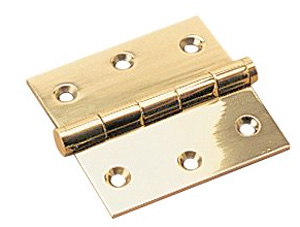 HINGE BUTT BRASS REMOVABLE PIN  2" X 2"