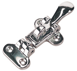 SEA DOG LINE HOLD DOWN ANTI-RATTLE CHROME PLATED BRASS 3-15/16" X 1-3/4"