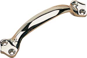 SEA DOG PULL/LIFT HANDLE CHROMED BRASS 4"