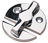 SEA DOG DOOR BUTTON CHROME BRASS 1-3/4" DIAMETER