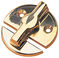 SEA DOG DOOR BUTTON BRASS 1-3/4" DIAMETER