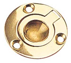 SEA DOG LIFT RING ROUND BRASS 1-5/8"