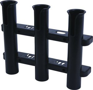 Departments - SEA DOG ROD HOLDER SIDE MOUNT BLACK PLASTIC 3 POLE