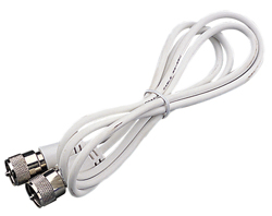 SEA DOG COAXIAL CABLE RG58U WITH PL-259 ENDS 20' LENGTH