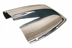 SEA DOG VENT MINI CLAMSHELL STAINLESS STEEL 5" X 4-1/2" X 2"