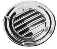 SEA DOG VENT LOUVERED ROUND STAINLESS STEEL 4"