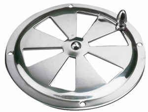 SEA DOG VENT BUTTERFLY WITH SIDE KNOB STAINLESS STEEL  5"