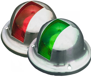 SEA DOG LENS ONLY GREEN AND RED PAIR FITS SD-400160-1, 165-1 AND 170-1