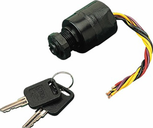 SEA DOG IGNITION SWITCH KEYED 3 POSITION WITH CHOKE MAGNETO STYLE