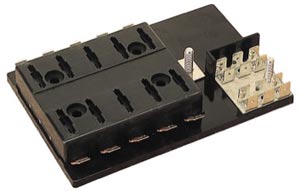 SEA DOG FUSE BLOCK ATC 6 CIRCUIT WITH GROUND