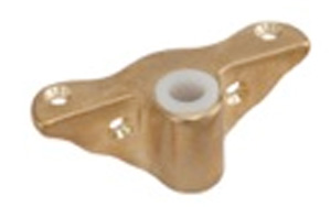 SEA DOG OARLOCK ANGLE MOUNT SOCKET BRASS WITH NYLON INSERT