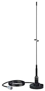 SHAKESPEARE ANTENNA VHF MAGNETIC 19" WHIP BLACK STAINLESS STEEL