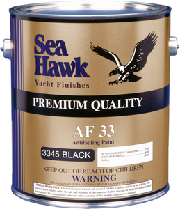 SEA HAWK ANTIFOULING PAINT AF33 ABLATIVE DARK BLUE (QUART)