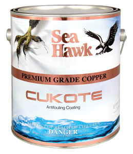 SEA HAWK ANTIFOULING PAINT CUKOTE ABLATIVE DARK BLUE GALLON