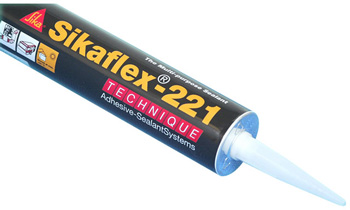 Sika Sikaflex 221 Multi-Purpose Polyurethane Sealant-Adhesive - 10.3oz (300ml) Cartridge - White