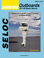 REPAIR MANUAL J/E OUT II 1973-89 2-60 HP