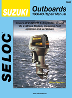 REPAIR MANUAL SUZUKI O/B 2-225HP JETDRIVE 1988-03