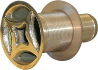 SCUPPER FLUSH 1.5" POLISHED BRONZE